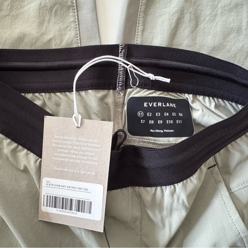 NWT Everlane Unisex The Everyone Anti Sweatpant Frost Size E1 E2 E3 - Picture 5 of 6